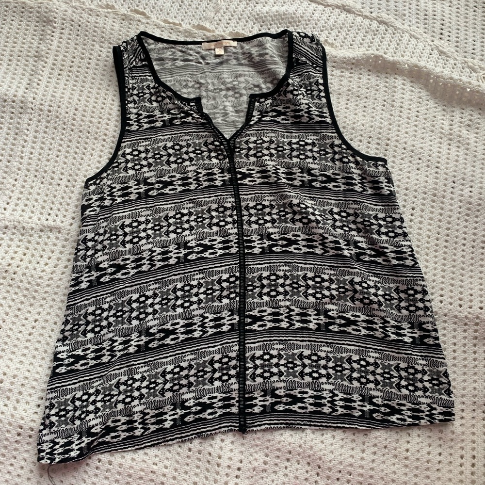 Skies are Blue Tank Top Blouse